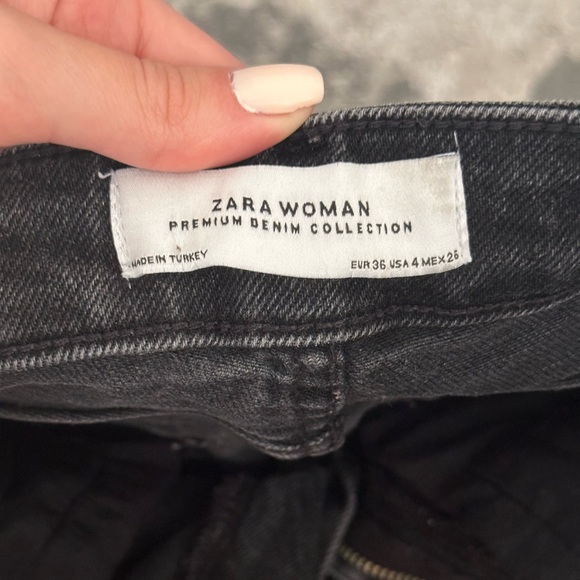 Black size 4 Zara jeans - Picture 3 of 6